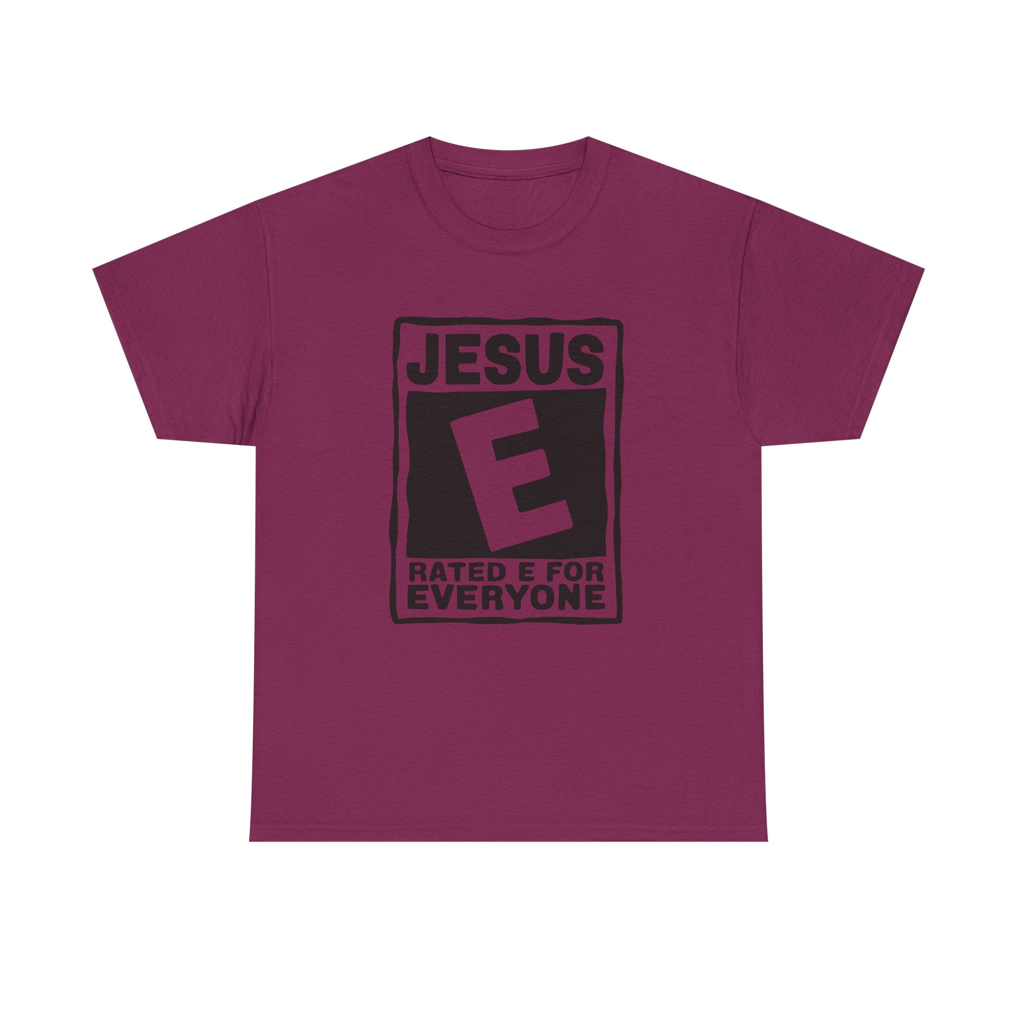 Jesus rated E for everyone t shirt