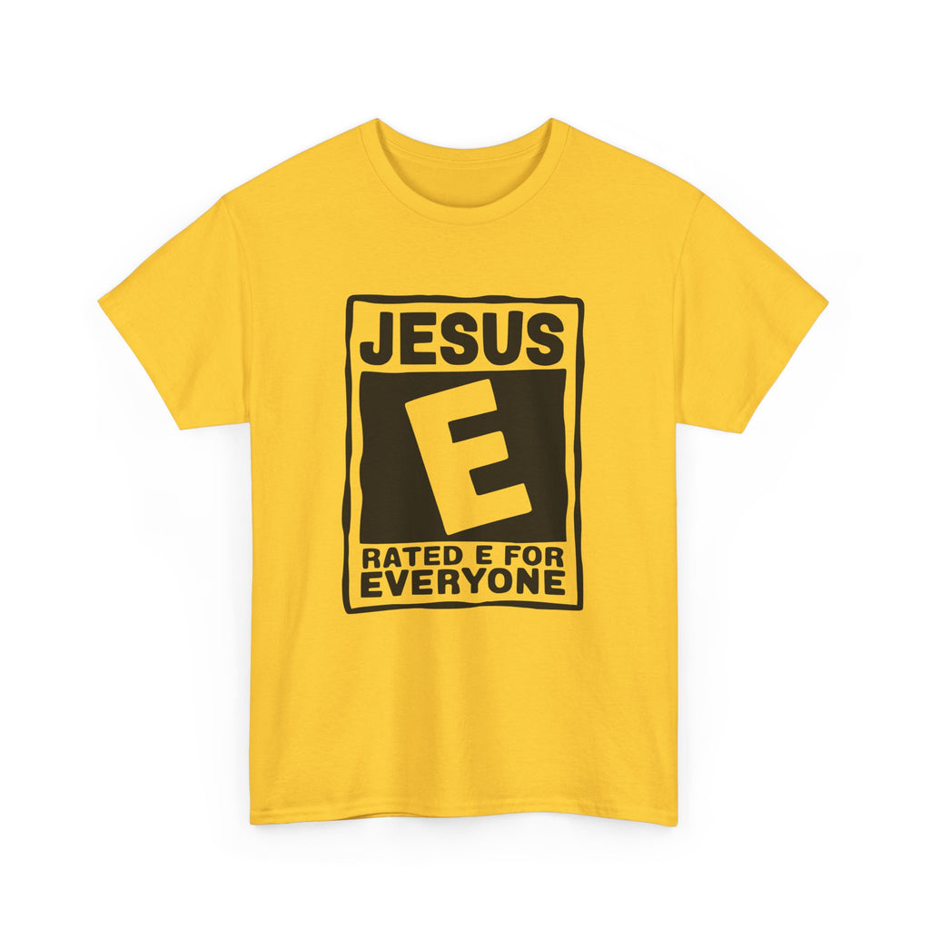 Jesus rated E for everyone t shirt
