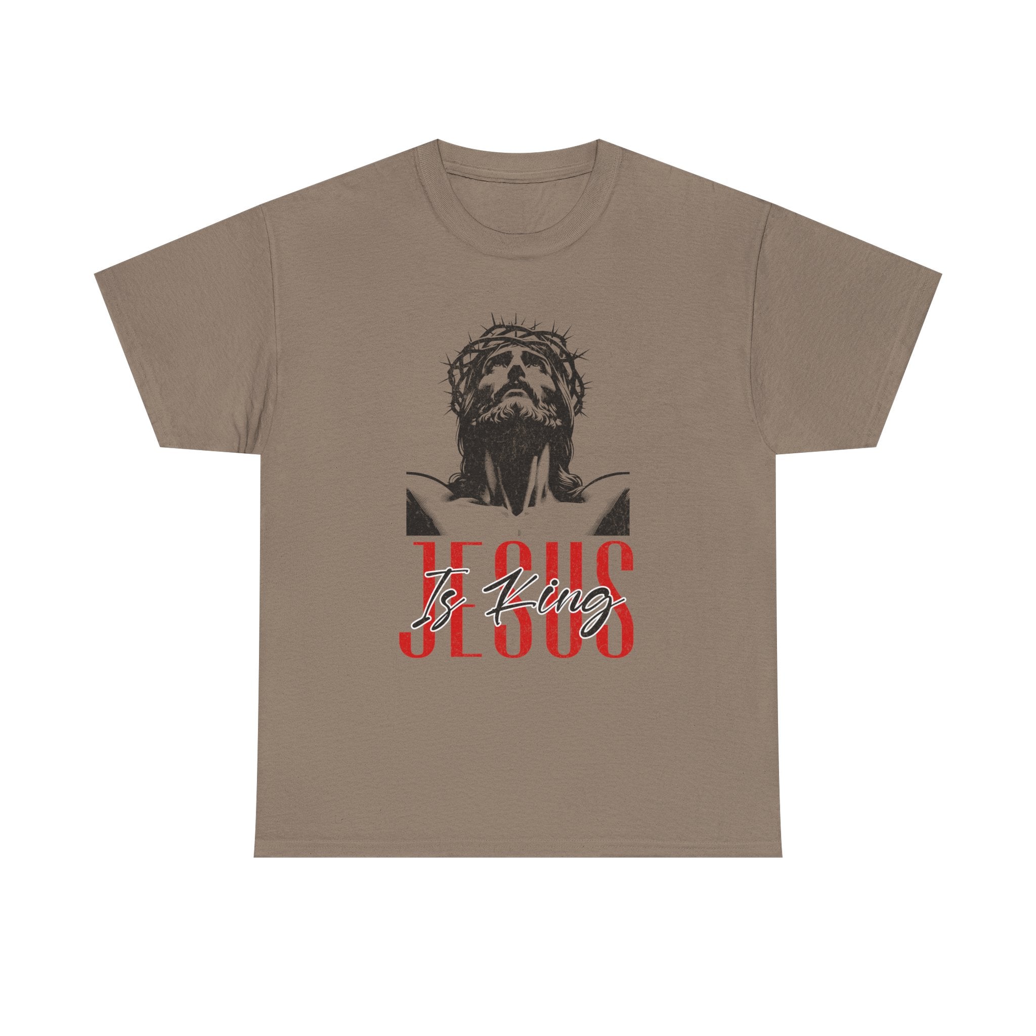 Christian tee featuring Jesus illustration