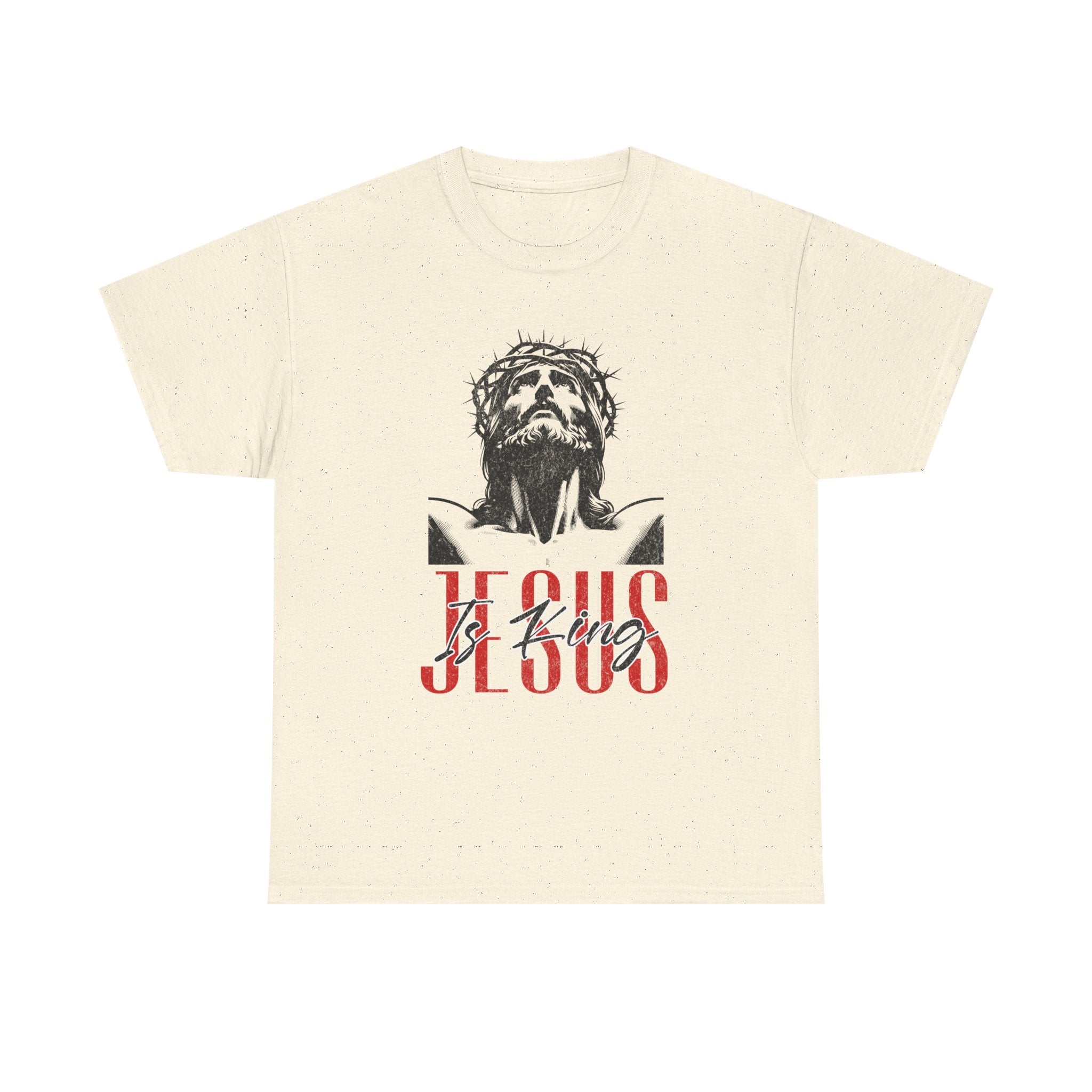 Faith shirt with Jesus Is King graphic