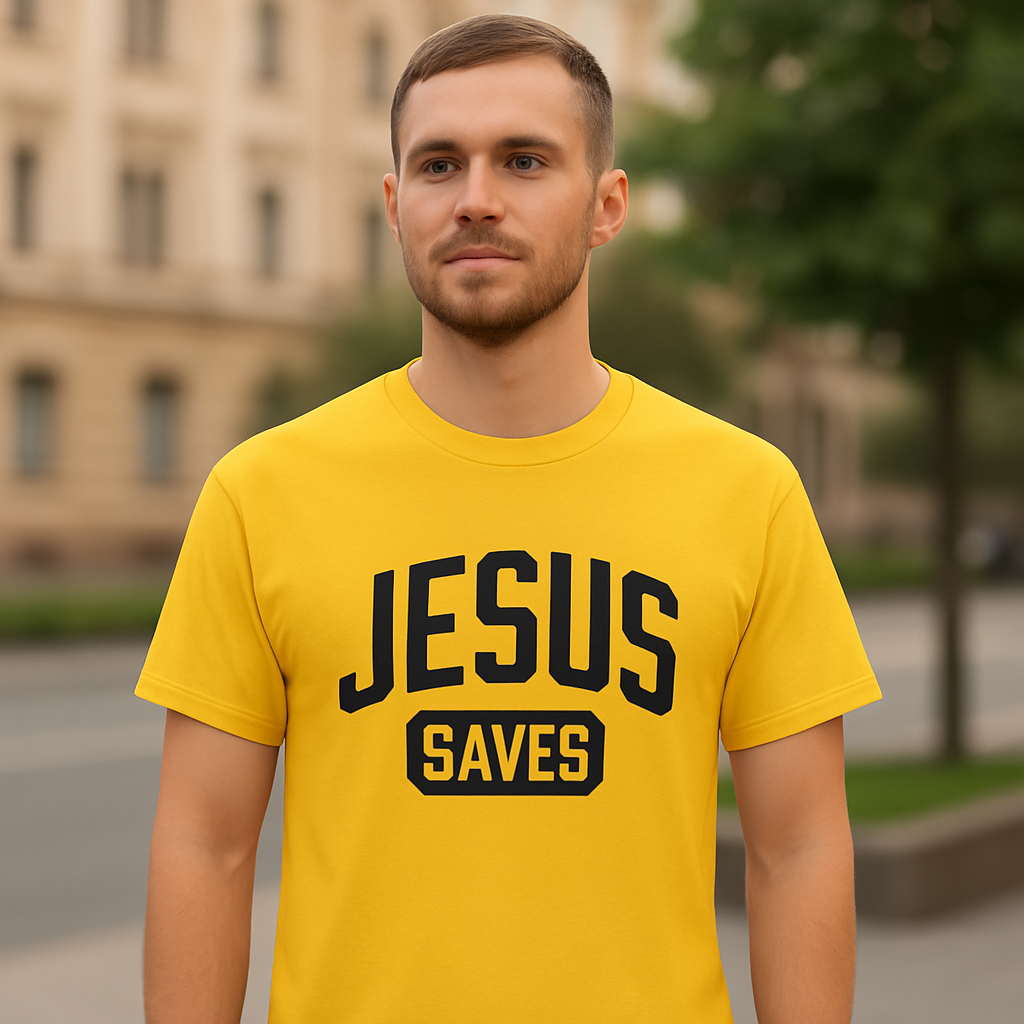 Jesus Saves Shirt Christian Faith Tee