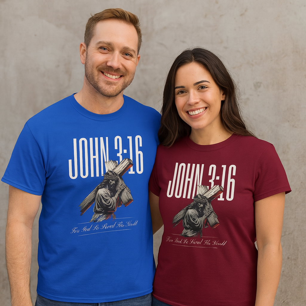 John 3:16 Shirt Christian Gospel Tee