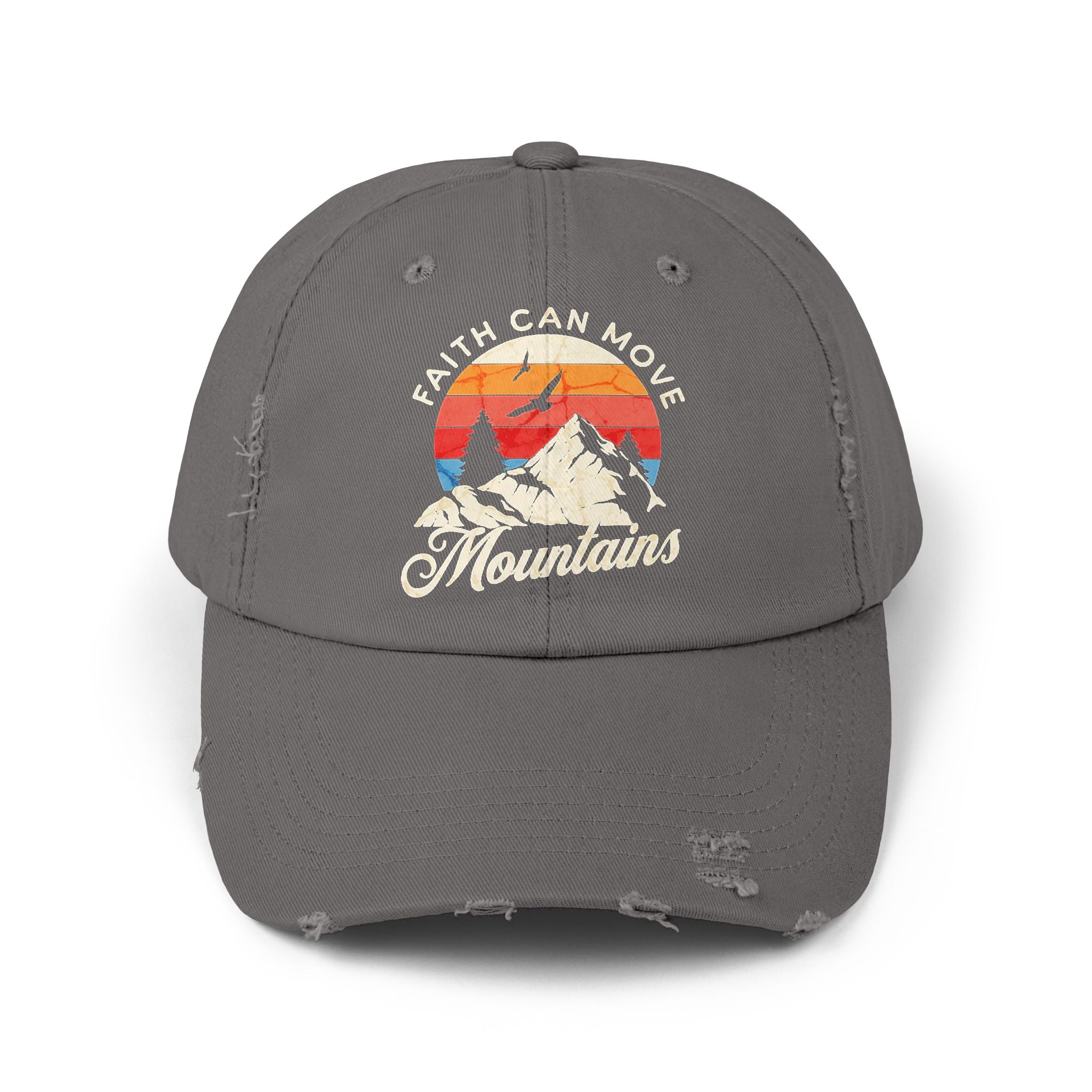 folded faith can move mountains hat from Christian Clothing Co