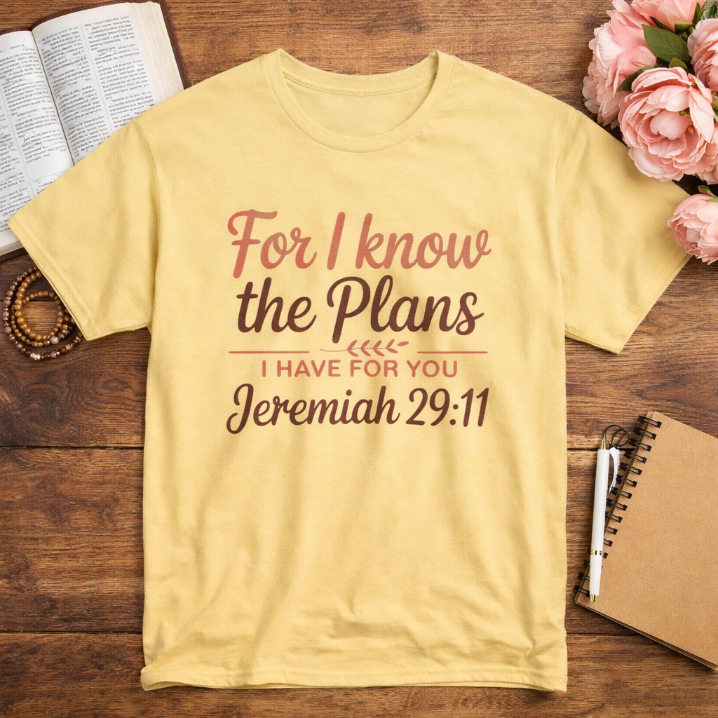 jeremiah 29 11 shirt for i know the plans christian tee women
