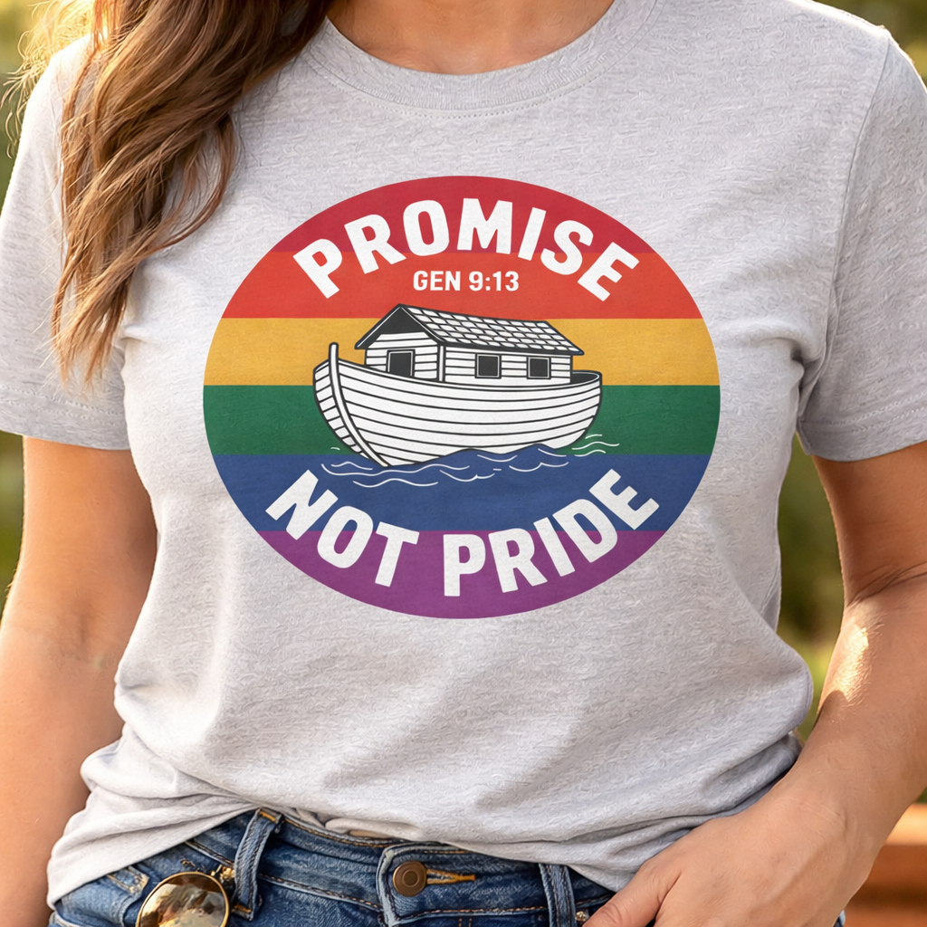 promise not pride shirt with Noah’s Ark
