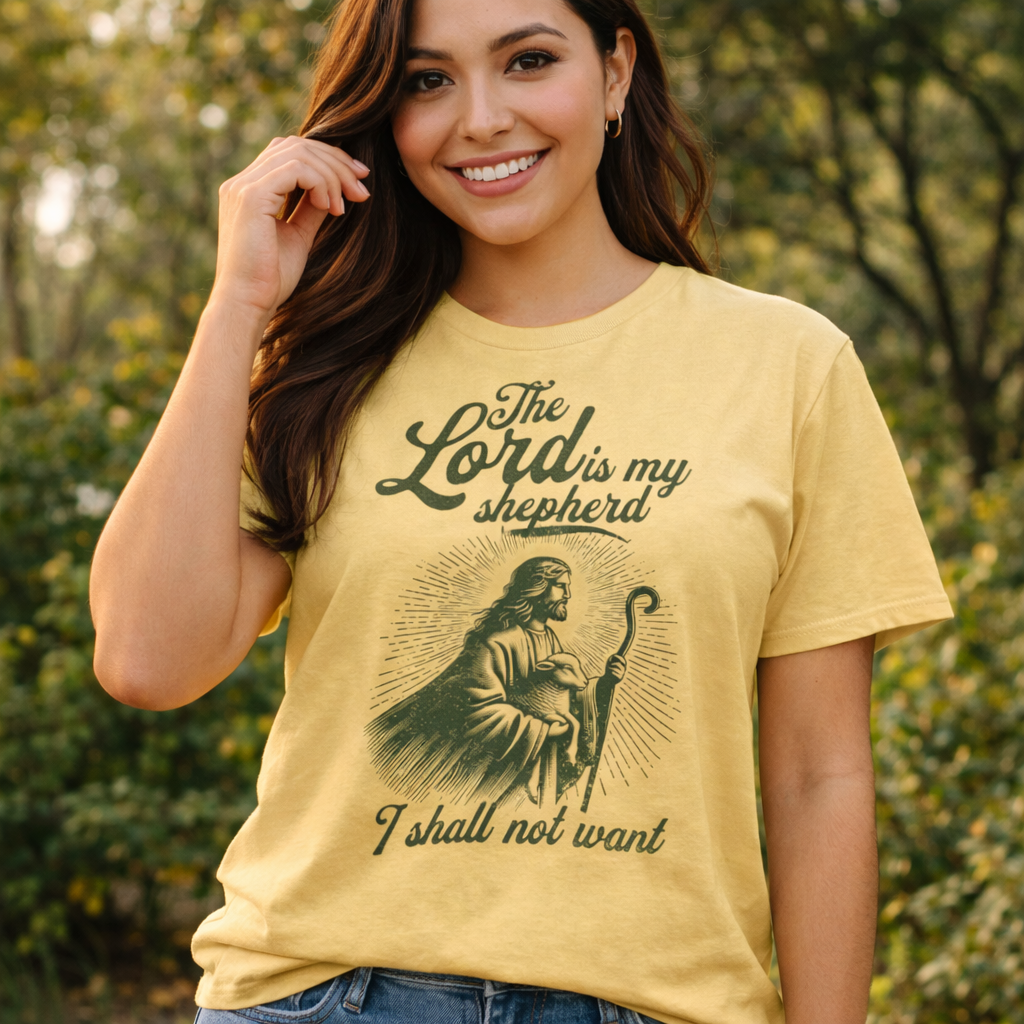psalm 23 shirt the lord is my shepherd
